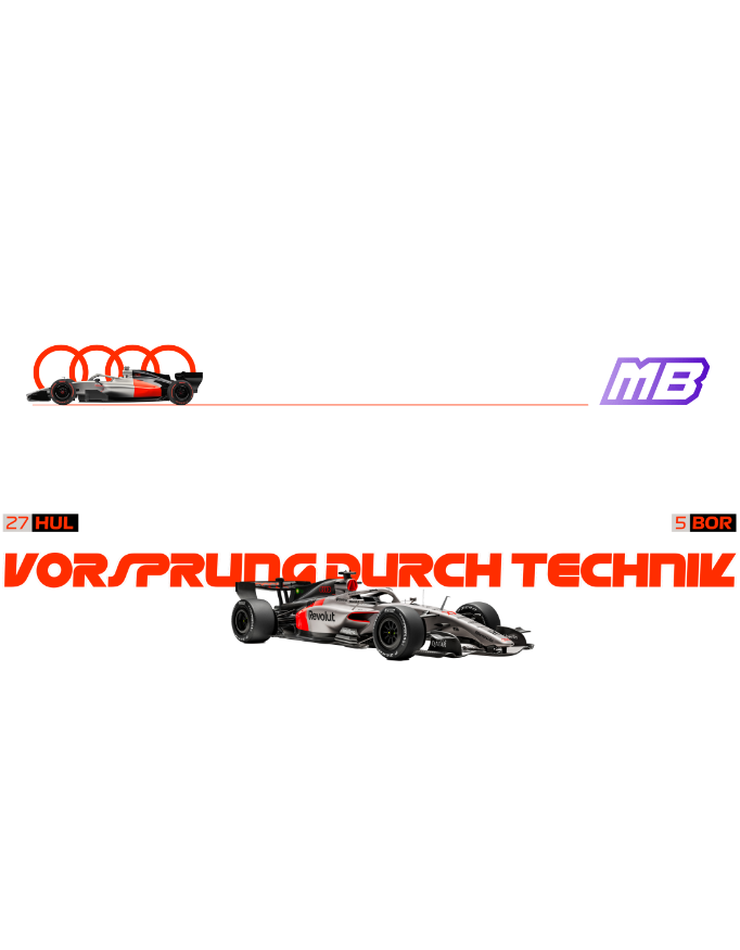 F1: Audi F1 "Vorsprung" Regular Fit T-Shirt