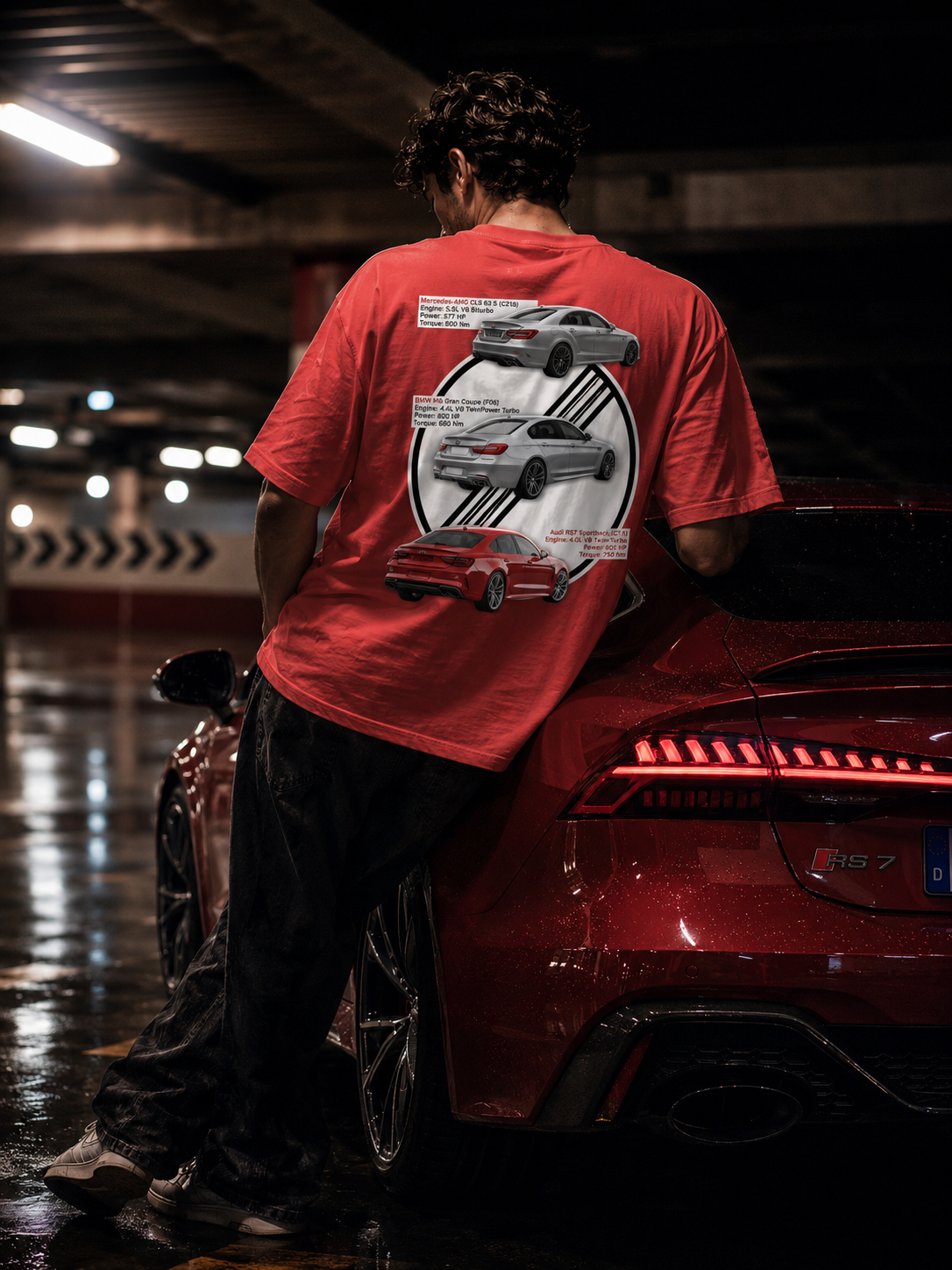 AutoBahn Missiles Oversized T-shirts