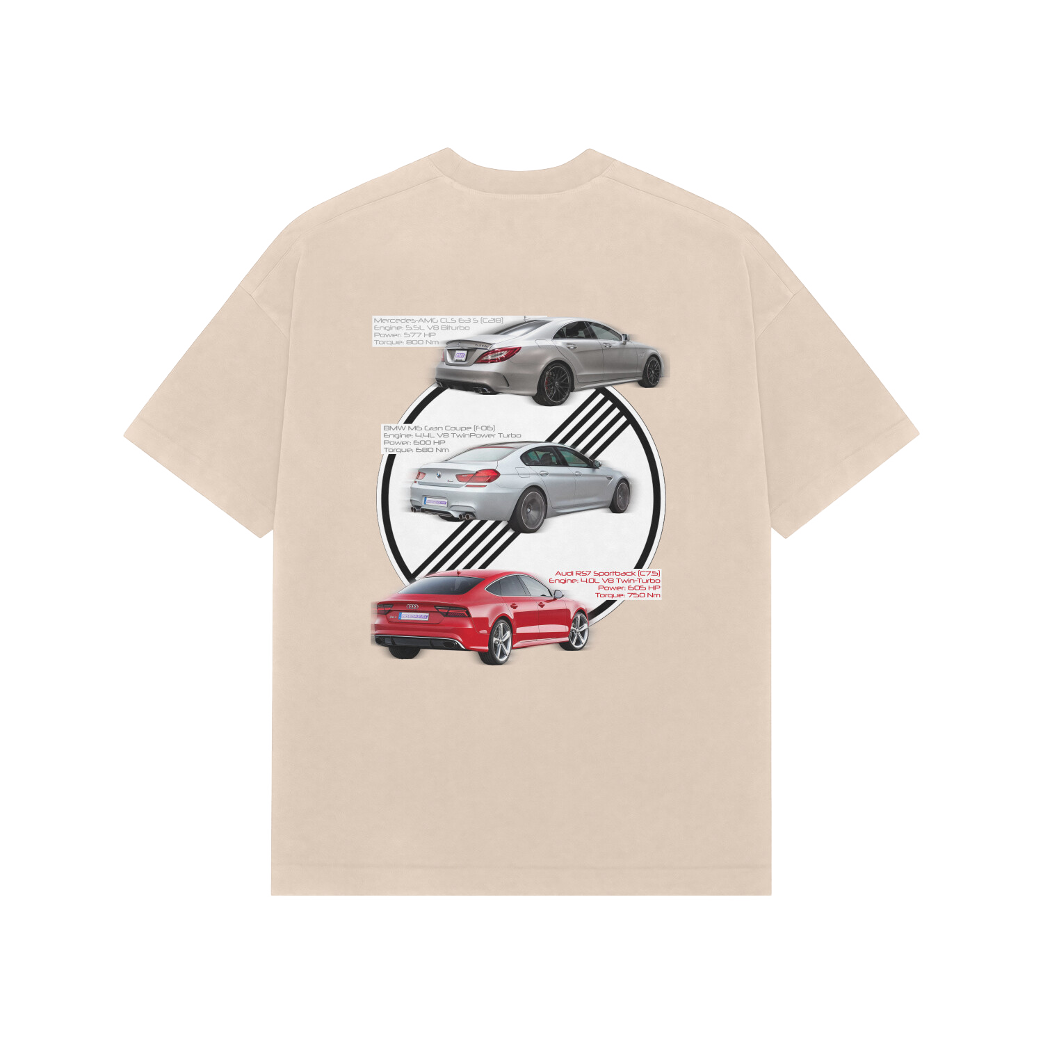 AutoBahn Missiles Oversized T-shirts