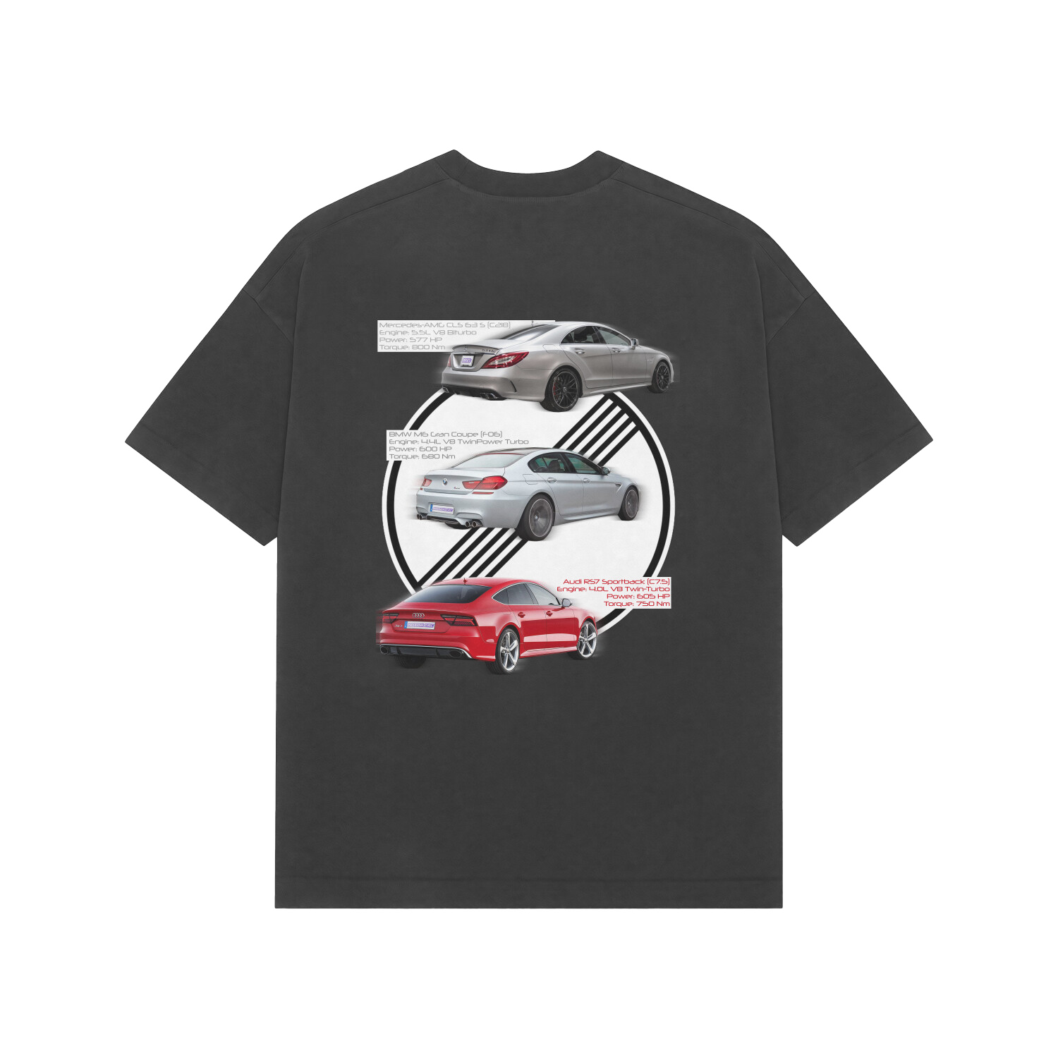 AutoBahn Missiles Oversized T-shirts