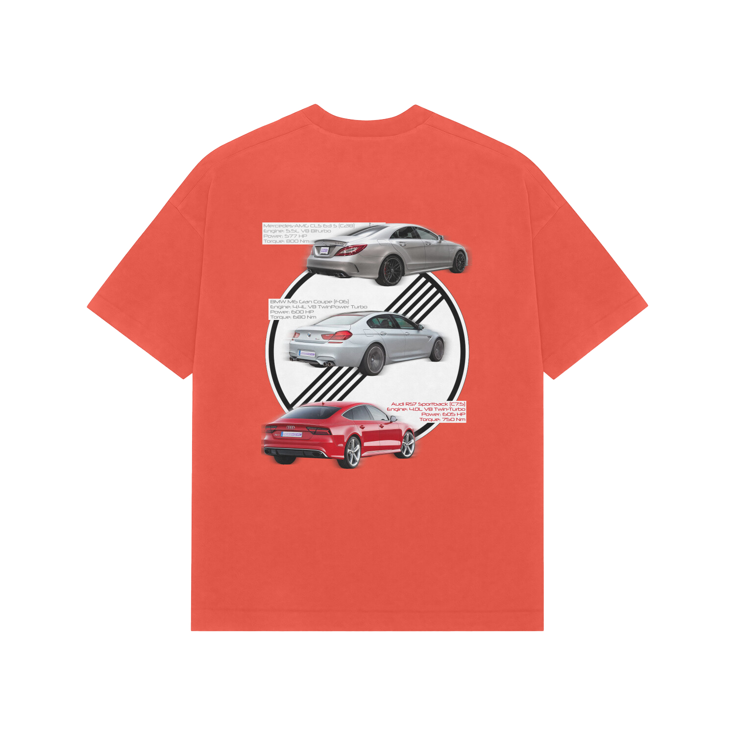 AutoBahn Missiles Oversized T-shirts