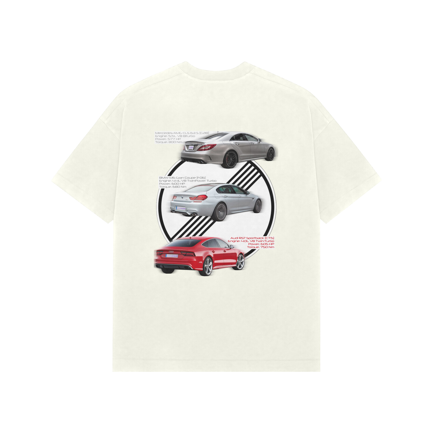 AutoBahn Missiles Oversized T-shirts