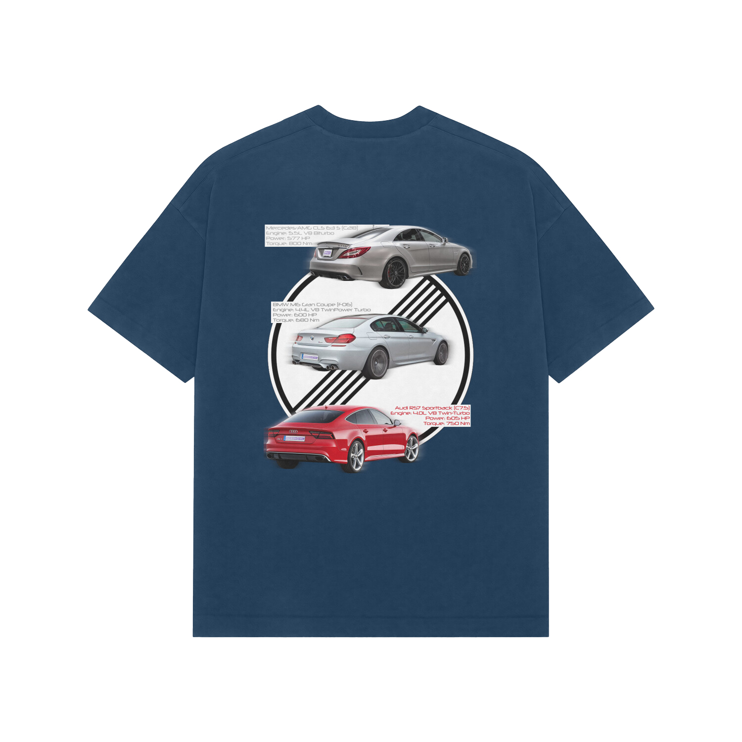 AutoBahn Missiles Oversized T-shirts
