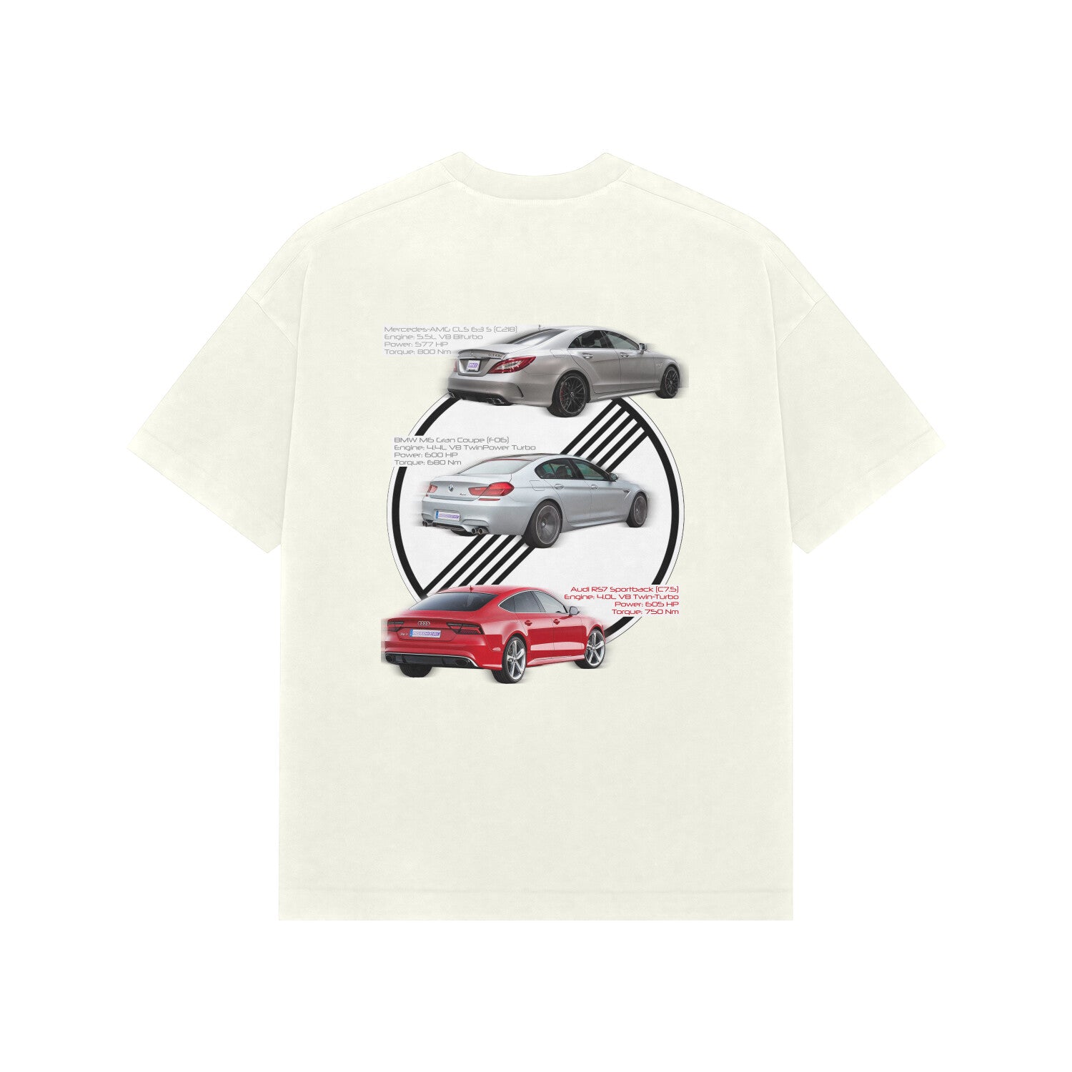 AutoBahn Missiles Oversized T-shirts