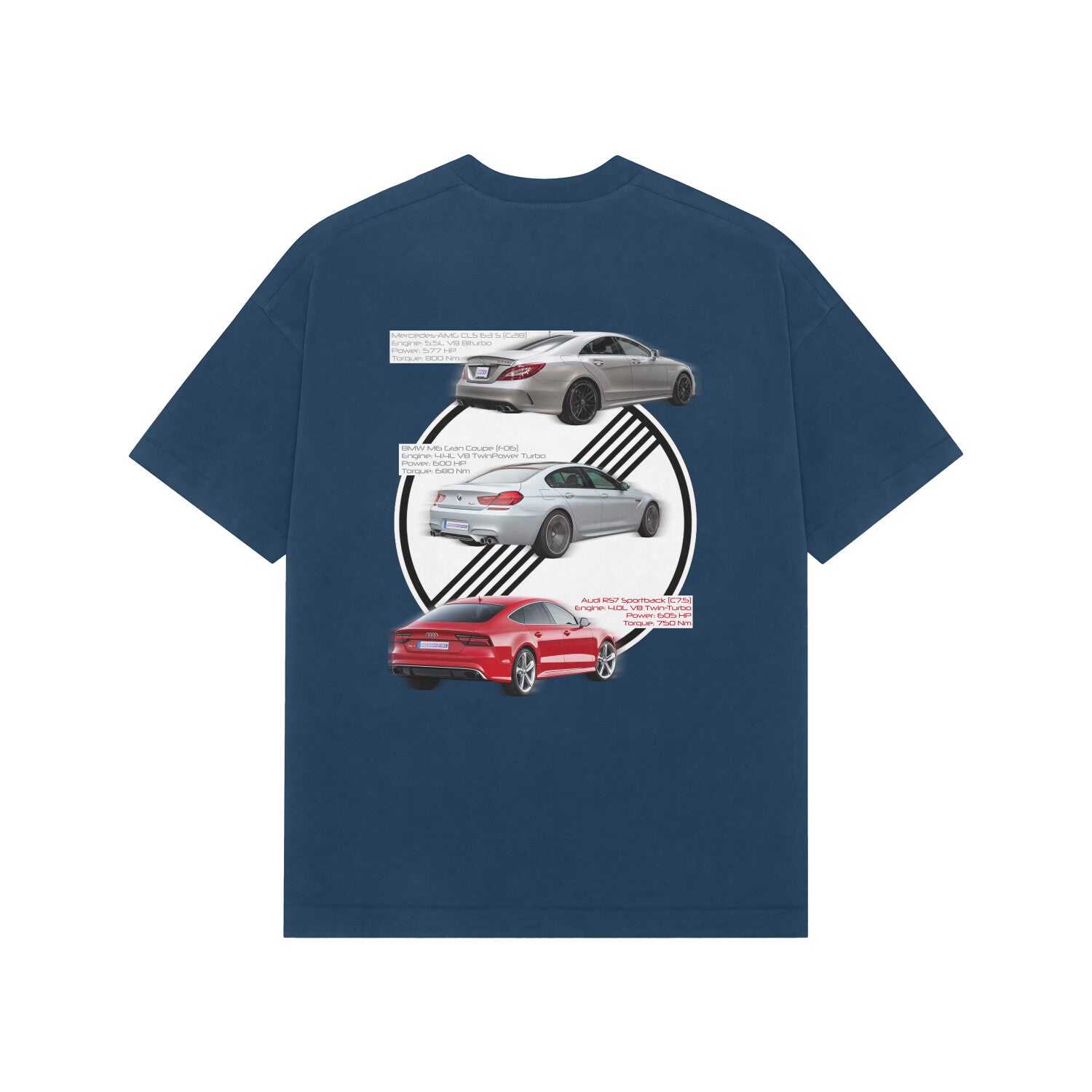 AutoBahn Missiles Oversized T-shirts