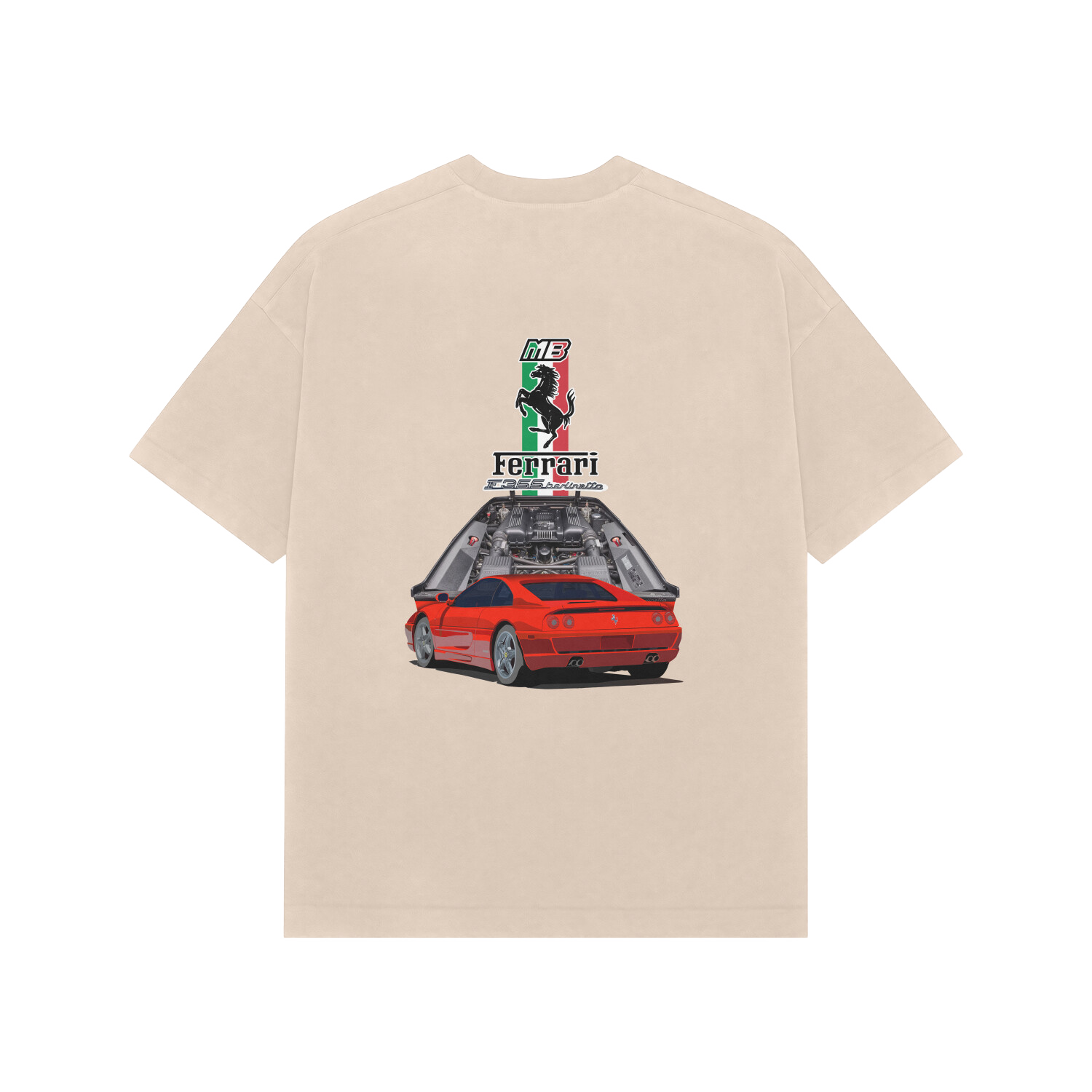 F355 Berlinetta: Premium Oversized T-Shirt