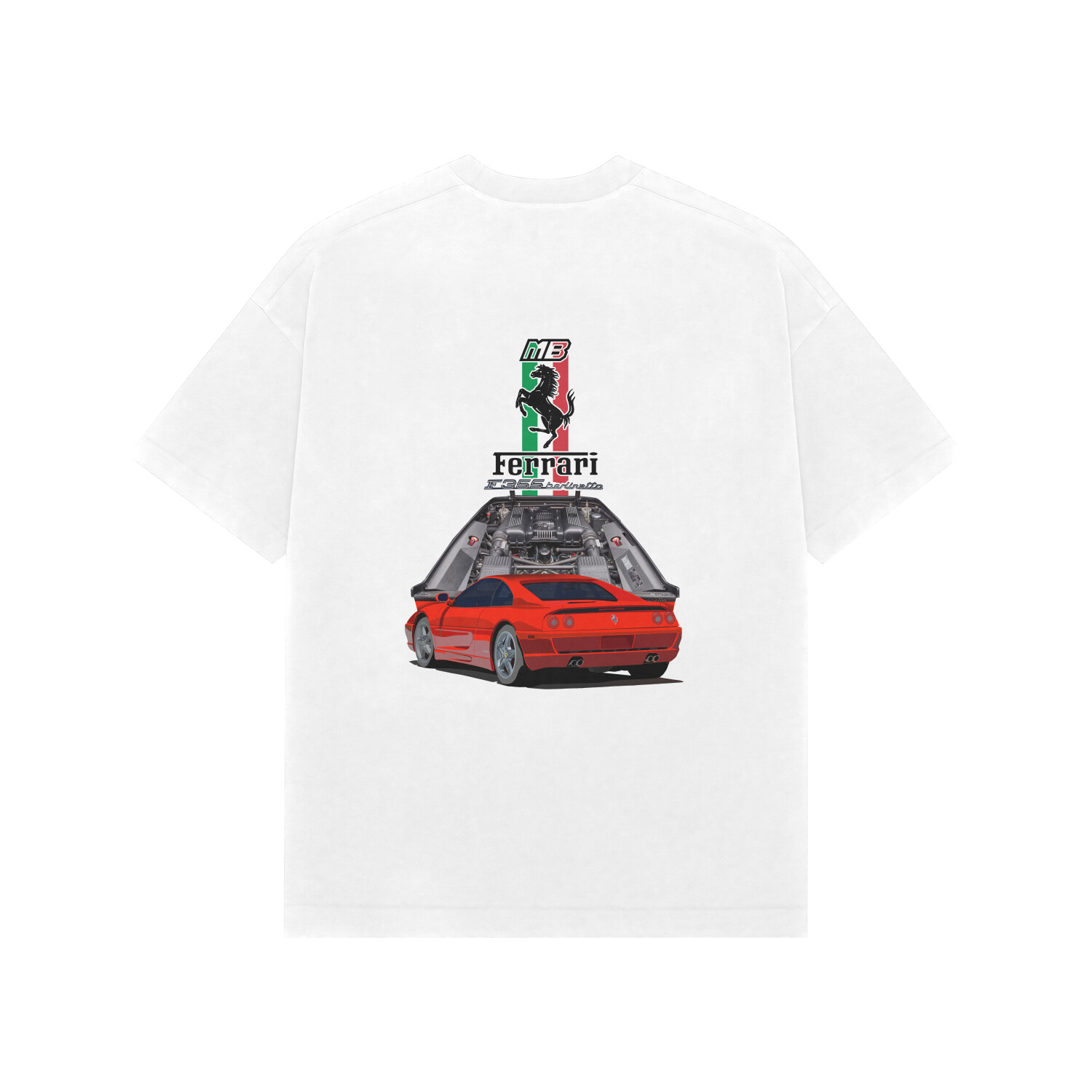 F355 Berlinetta: Premium Oversized T-Shirt
