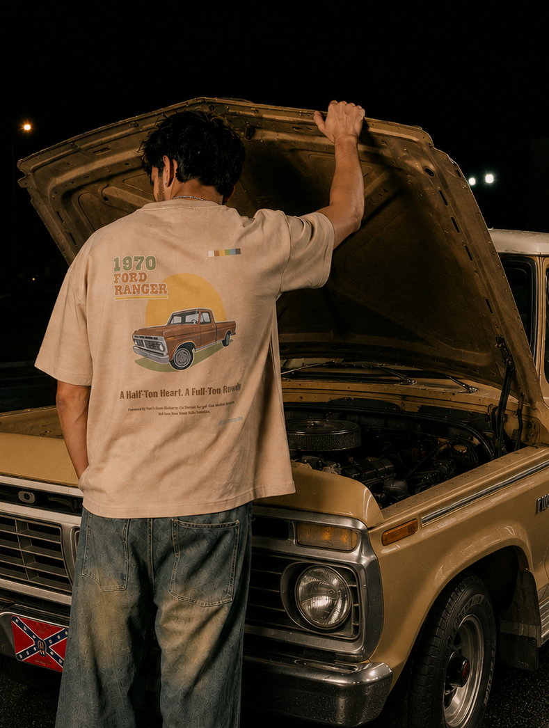 Ford F100: Rowdy Ranger Oversized T-Shirt